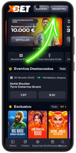 Paso 2: regístrate en el casino online elegido